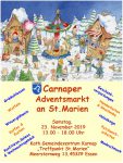 Plakat Adventsmarkt St. Marien